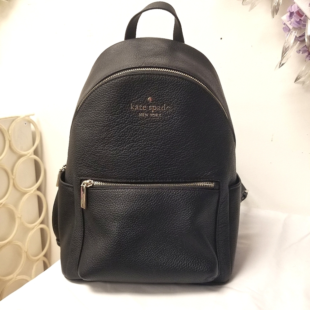 Kate Spade Leila Pebbled Leather Medium Dome Backpack
